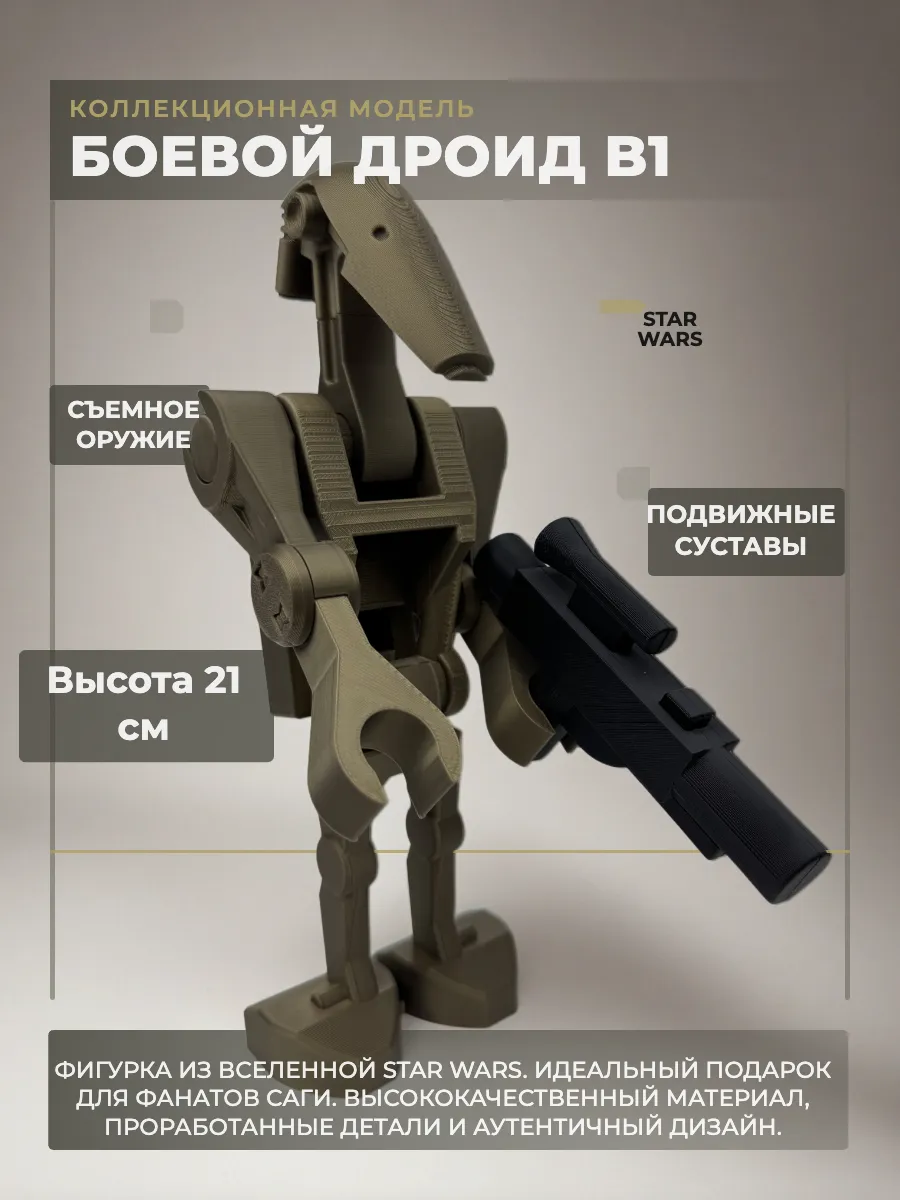 Дроид B1 — фигурка в стиле LEGO