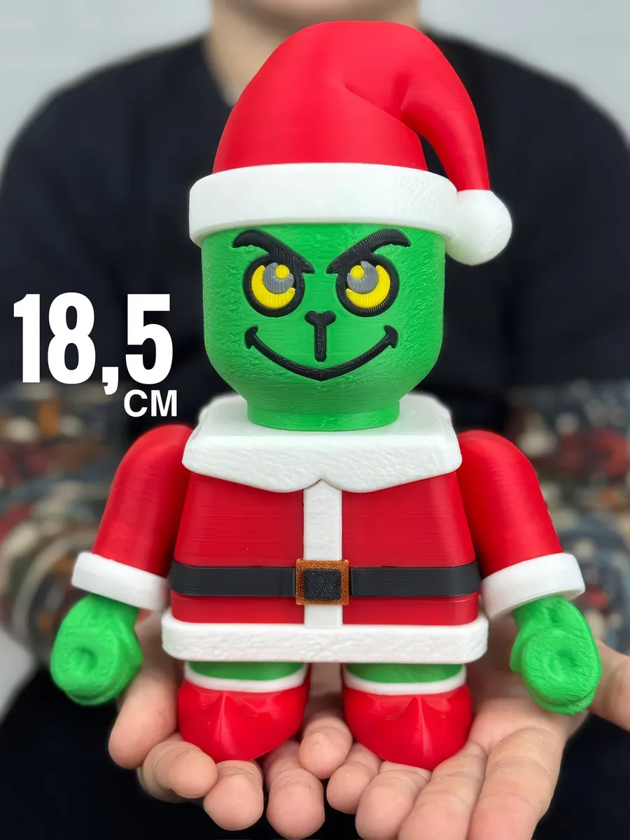 Гринч — фигурка в стиле LEGO