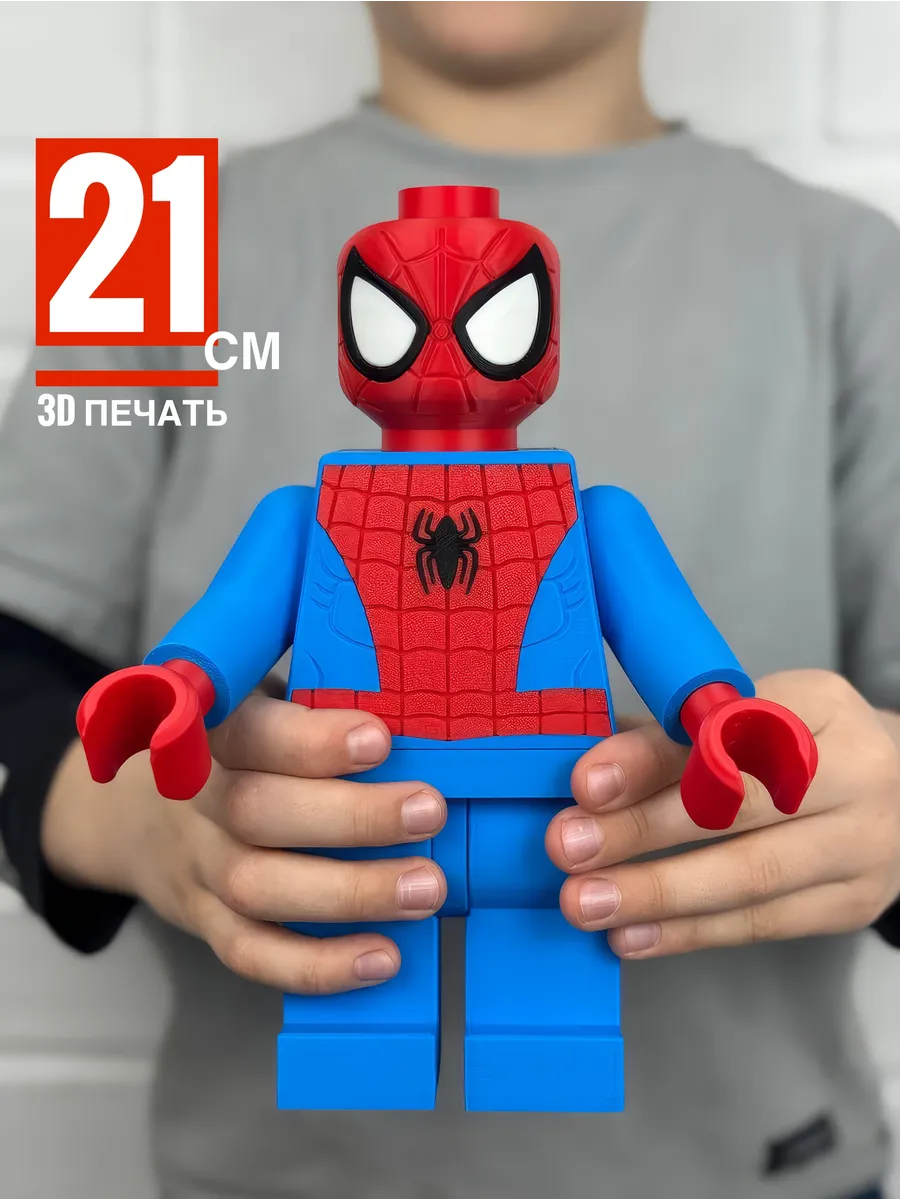 Человек-Паук — фигурка в стиле LEGO